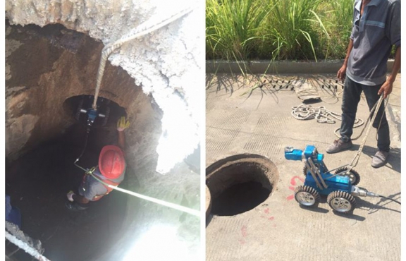 管網(wǎng)檢測(cè)機(jī)器人投入使用，以科技助力公路施工